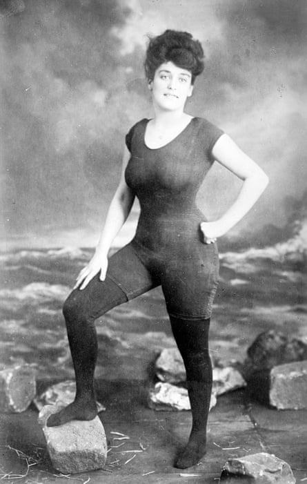 Australian swimmer Annette Kellerman was arrested in 1907 for wearing a sleeveless swimming outfit, seen to be so revealing that it was obscene