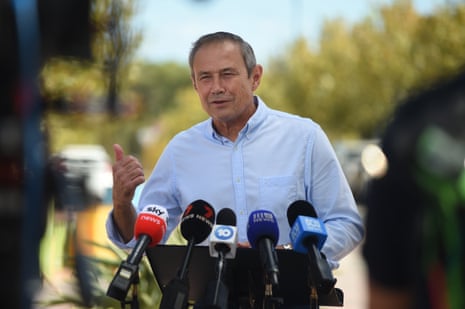 The WA premier, Roger Cook.