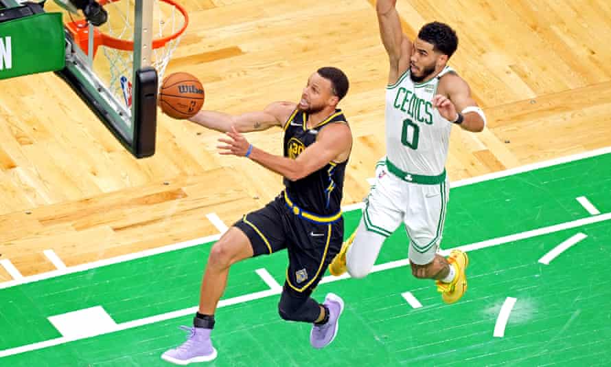 Stephen Curry skips Jason Tatum.