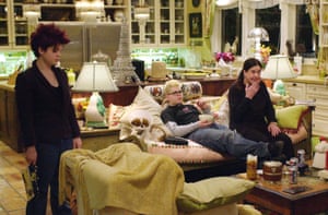 In 2002, on season one of the MTV reality series The Osbournes, with daughter, Kelly, and son, Jack
