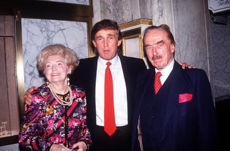 A file photo of Donald Trump with his parents, Fred and Mary Anne Trump.
