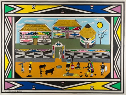 Homestead by Esther Mahlangu