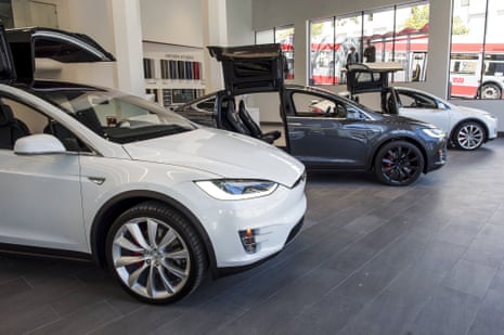Tesla Model X cars