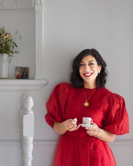 Food writer Georgina Hayden, photographed at her home in London for Observer Food Monthly. Hair and makeup: Juliana Sergot using Bobbi Brown and Kiehl’s.