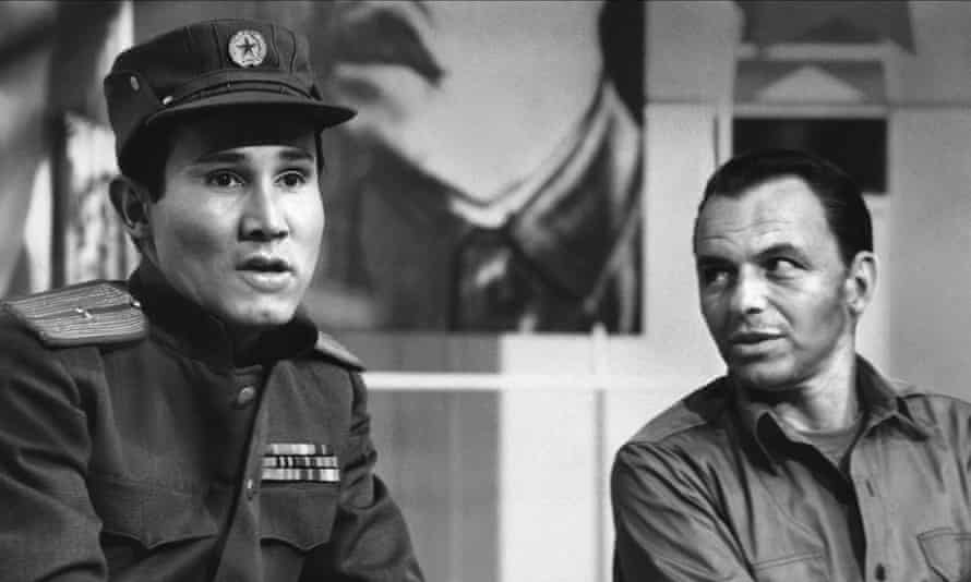 Henry Silva and Frank Sinatra in The Manchurian Candidate.