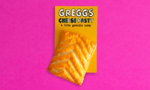 Cheese pasty fridge magnet