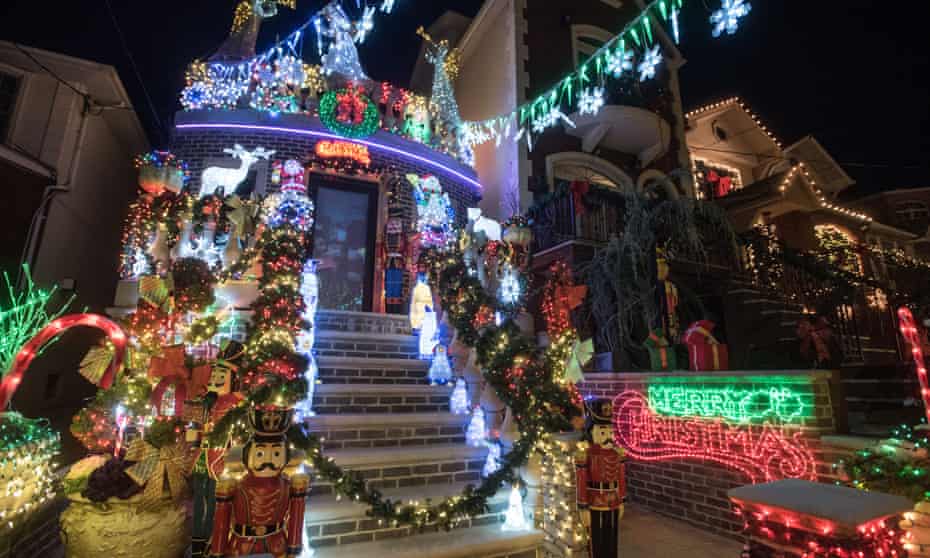 Houses in Brooklyn are lit up for the holidays – which may not be as universally difficult as some say.