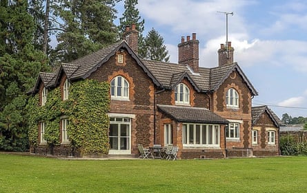 Large red brick house in a grounds