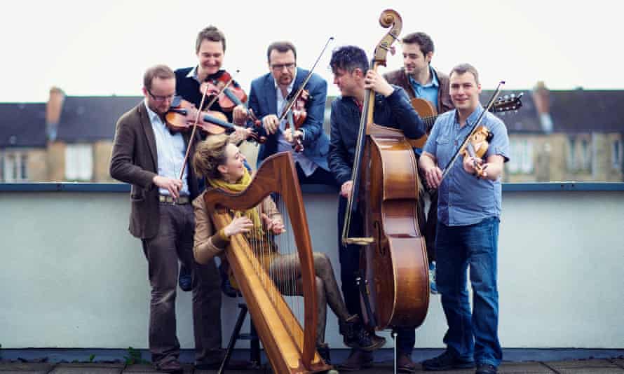 Fiddlersbid, including Chris Stout (centre), will perform at the Celtic Connections festival in Glasgow