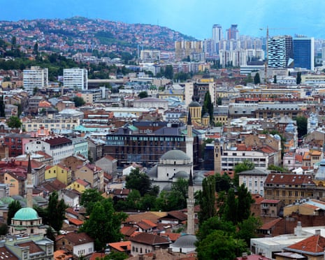 The old and the new Sarajevo.