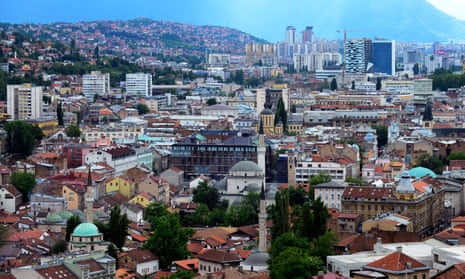 The old and the new Sarajevo.