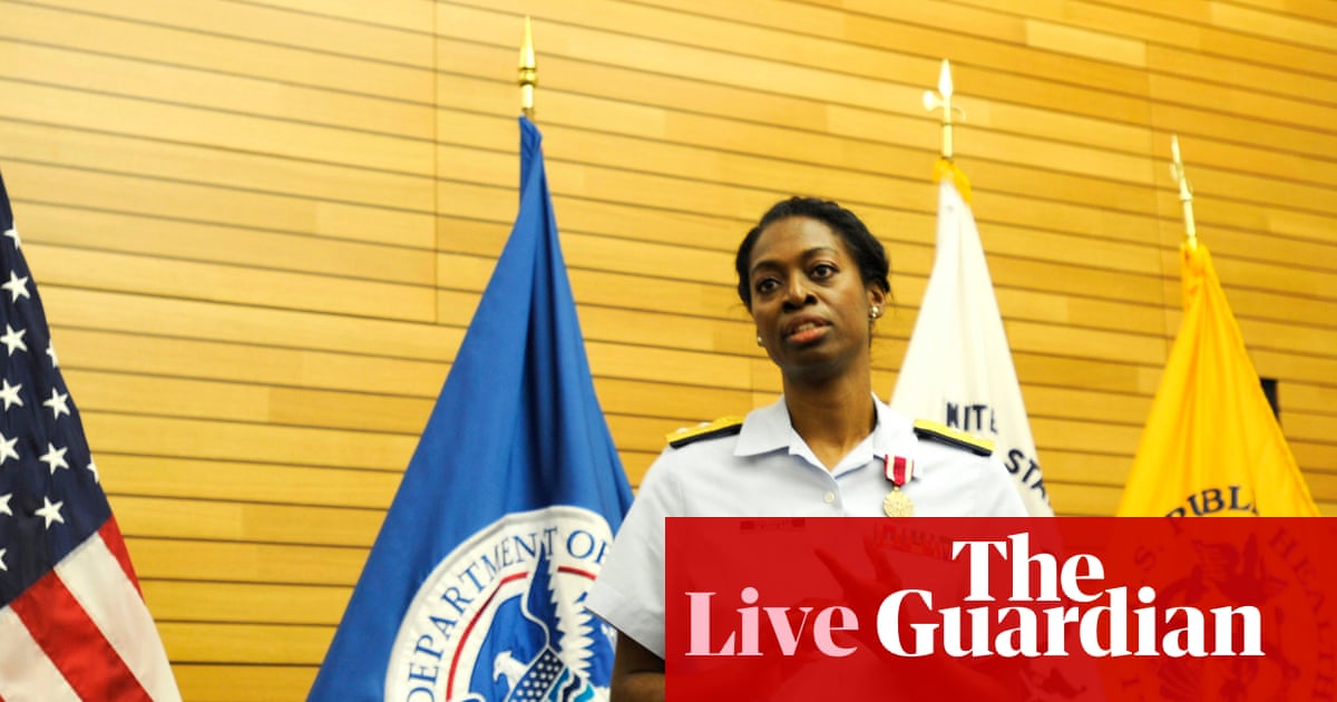 Trump nominates former deputy surgeon general to lead embattled CDC – US politics live