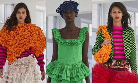 Molly Goddard brightens London fashion week with exuberant tulle ...