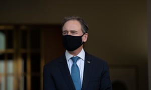 Health Minister Greg Hunt at parliament house earlier this month