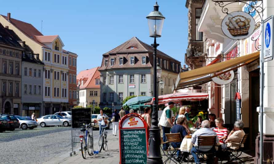 The marketplace in Zittau