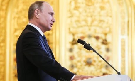 Vladimir Putin sworn in for fourth term in Kremlin ceremony