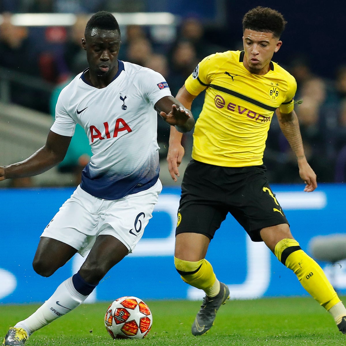 Dortmund S Jadon Sancho Makes Mark But Has To Settle For Second Best Borussia Dortmund The Guardian