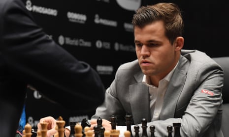 Norway’s Magnus Carlsen participating in the World Chess Championship 2018 in London. 