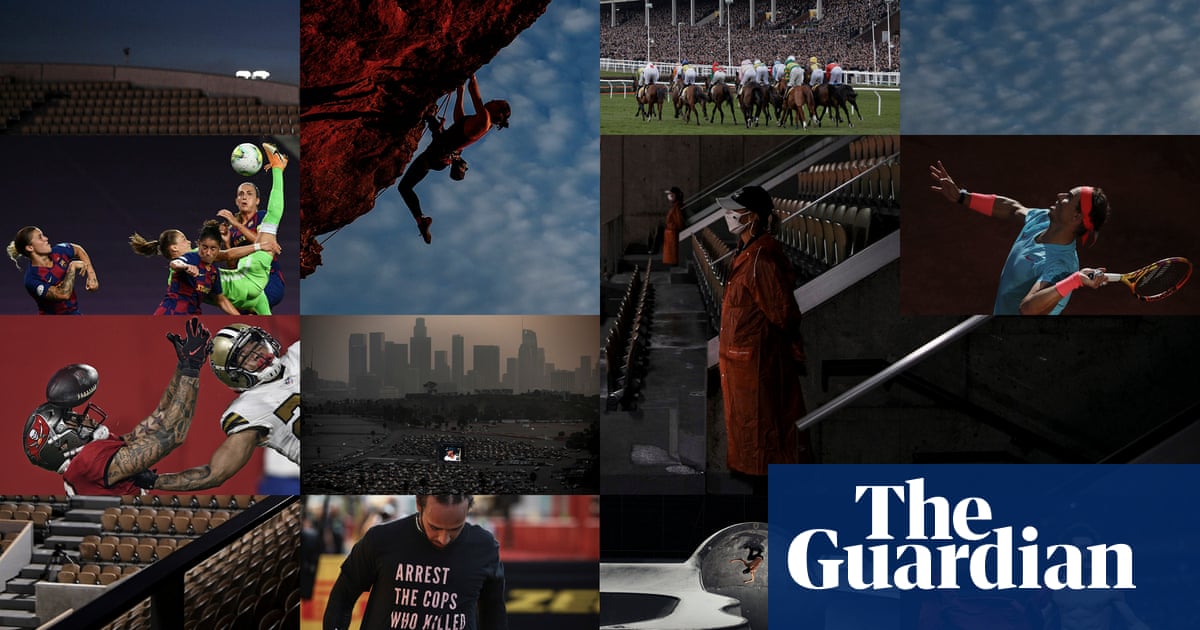 Fire, fury and defiance: a year of disrupted sport unlike any other – in pictures