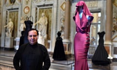 Azzedine Alaïa at the Galleria Borghese in Rome