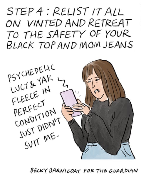 Becky Barnicoat cartoon on dressing like Gen Z, panel 4