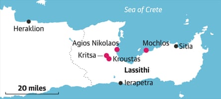 Crete map