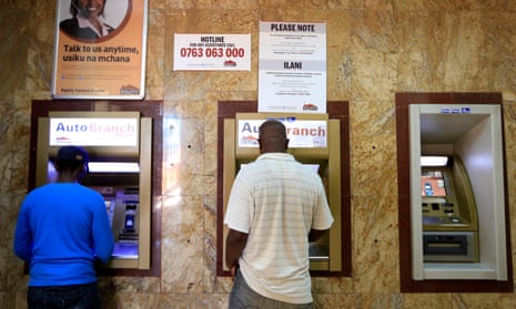 Cash machines in Kenya