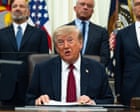Trump nominates loyalist Hung Cao to be permanent navy secretary – US politics live