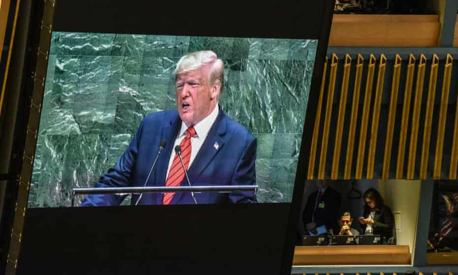 ‘Donald Trump – leader of the world’s most powerful country, which helped establish the UN – is sabotaging efforts to collectively tackle the pandemic and other threats that the UN was created to solve.’