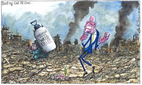 Martin Rowson on signs of spring in Gaza – cartoon