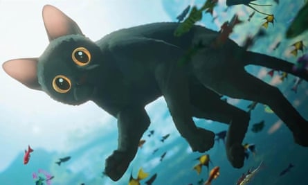 A cat from the film Flow