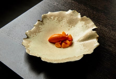 Voyage’s sea buckthorn dessert.