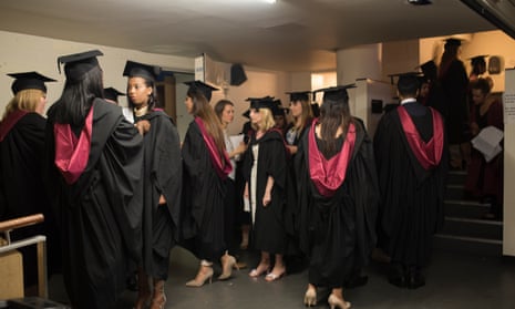 Graduates at the University of Westminster.