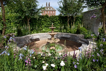 The Bridgerton garden in collaboration with Netflix at RHS Chelsea.
