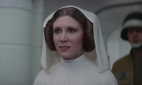 Commonplace in modern cinema ... a digital Carrie Fisher in 2016’s Rogue One: A Star Wars Story.