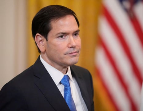 Secretary of state Marco Rubio pictured on 26 June 2025, in Washington.