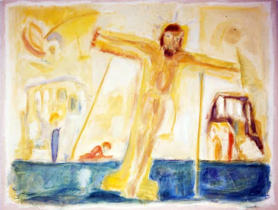 Striking color… Arrangement of Christ, 1990.