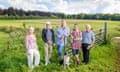 Liz Phillips, Jenny Lacey, Emma Burgh, Pip A'Ness and parish council chair Simon Talbot-Ponsonby