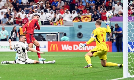 Álvaro Morata de España anotó su primer gol