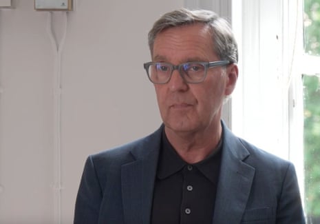 Alan Milburn speaking at his press conference today.