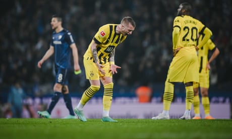 Borussia Dortmund’s Bundesliga hopes hit by draw against struggling Bochum
