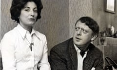 Anthony Burgess with his second wife, Liana, before their marriage in 1968.