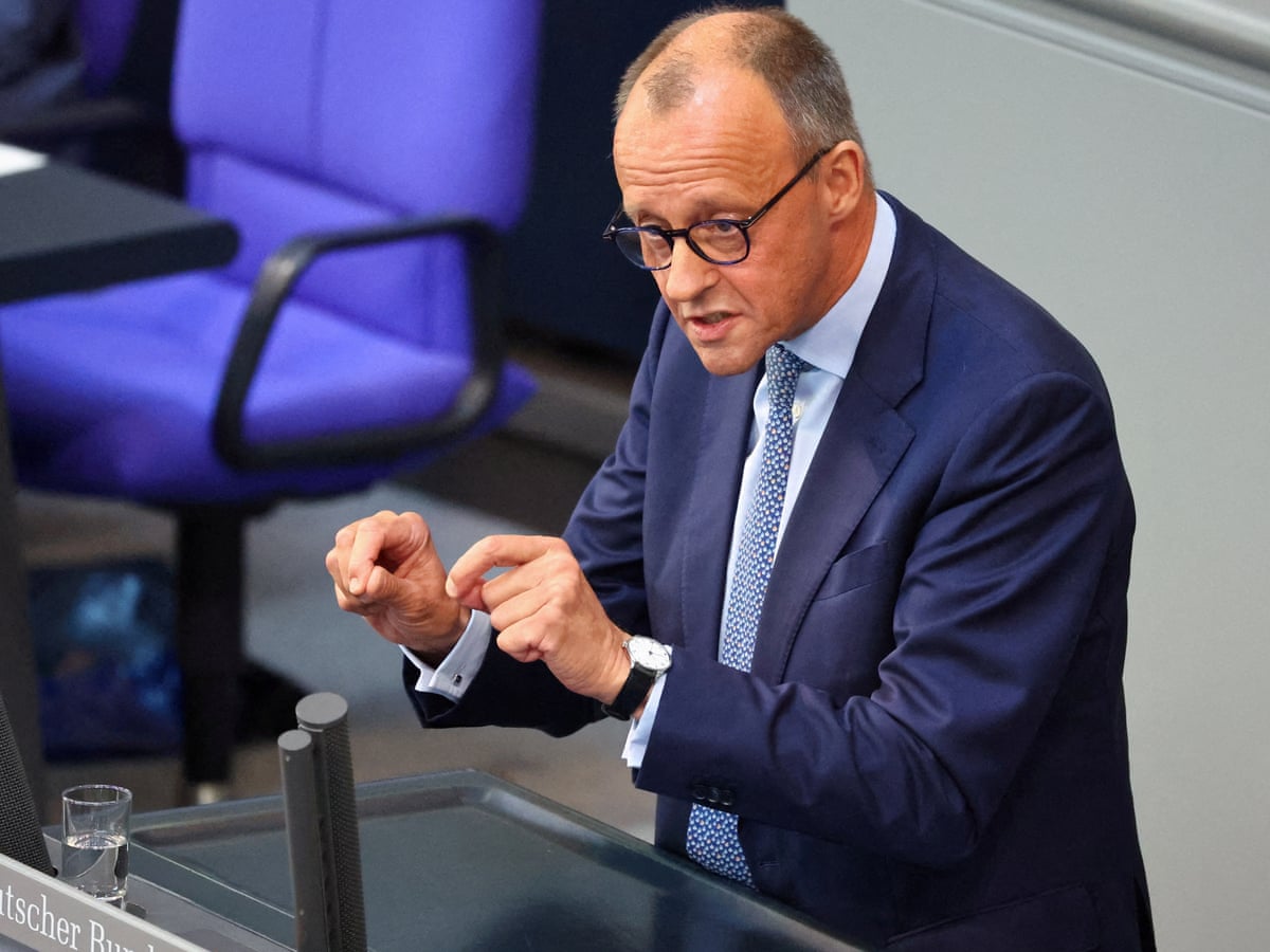 German centre-right leader retreats from remarks about working with AfD | Germany | The Guardian