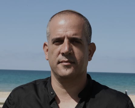 Haim Revivo, head of the regional council, at the beach.