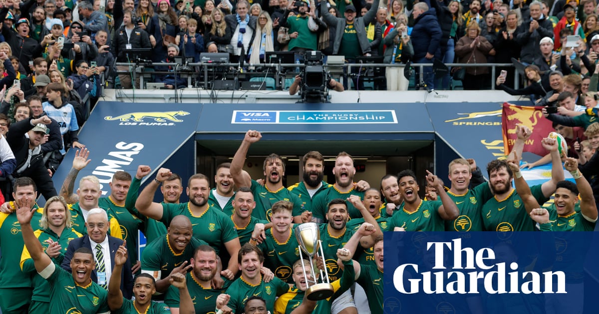 South Africa champions after Malcolm Marx double leaves Argentina behind