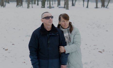 Serhiy Sydorenko, a Ukrainian paralympic athlete whose eyesight was restored in Poland, where he is a refugee.