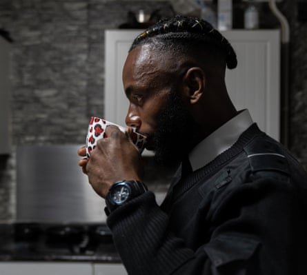 Chibs Ekeiwu has a quick cup of tea