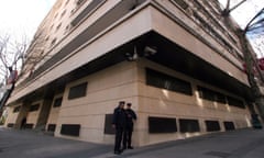 The audiencia nacional court building in Madrid, where 47 people were charged with Eta membership.