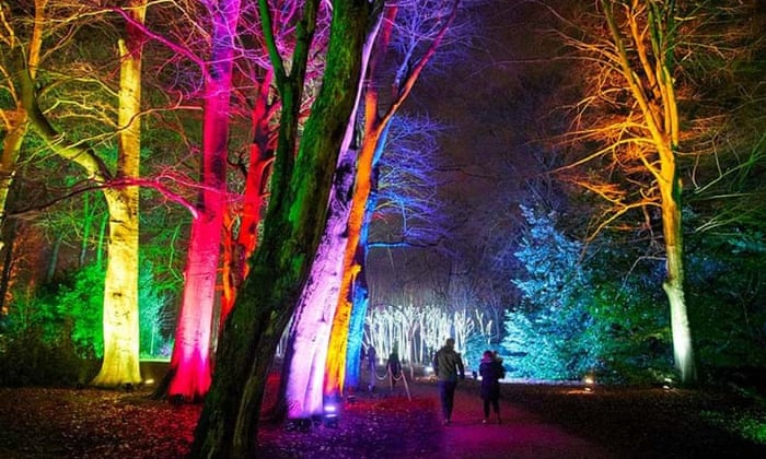 20 Of The Uk S Best Christmas Light Trails Christmas And New Year Holidays The Guardian Walking Christmas Lights Near Me