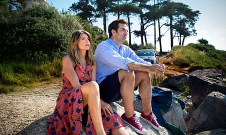 Having a moment … Sharon Horgan and Rob Delaney in season four of Catastrophe.